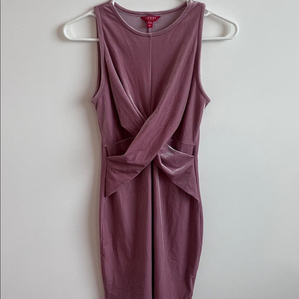Guess Velvet Bodycon Dress